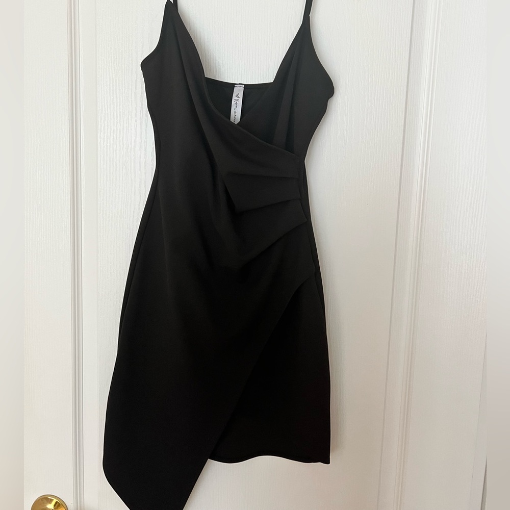 Room Service Dress with Asymmetric Hem